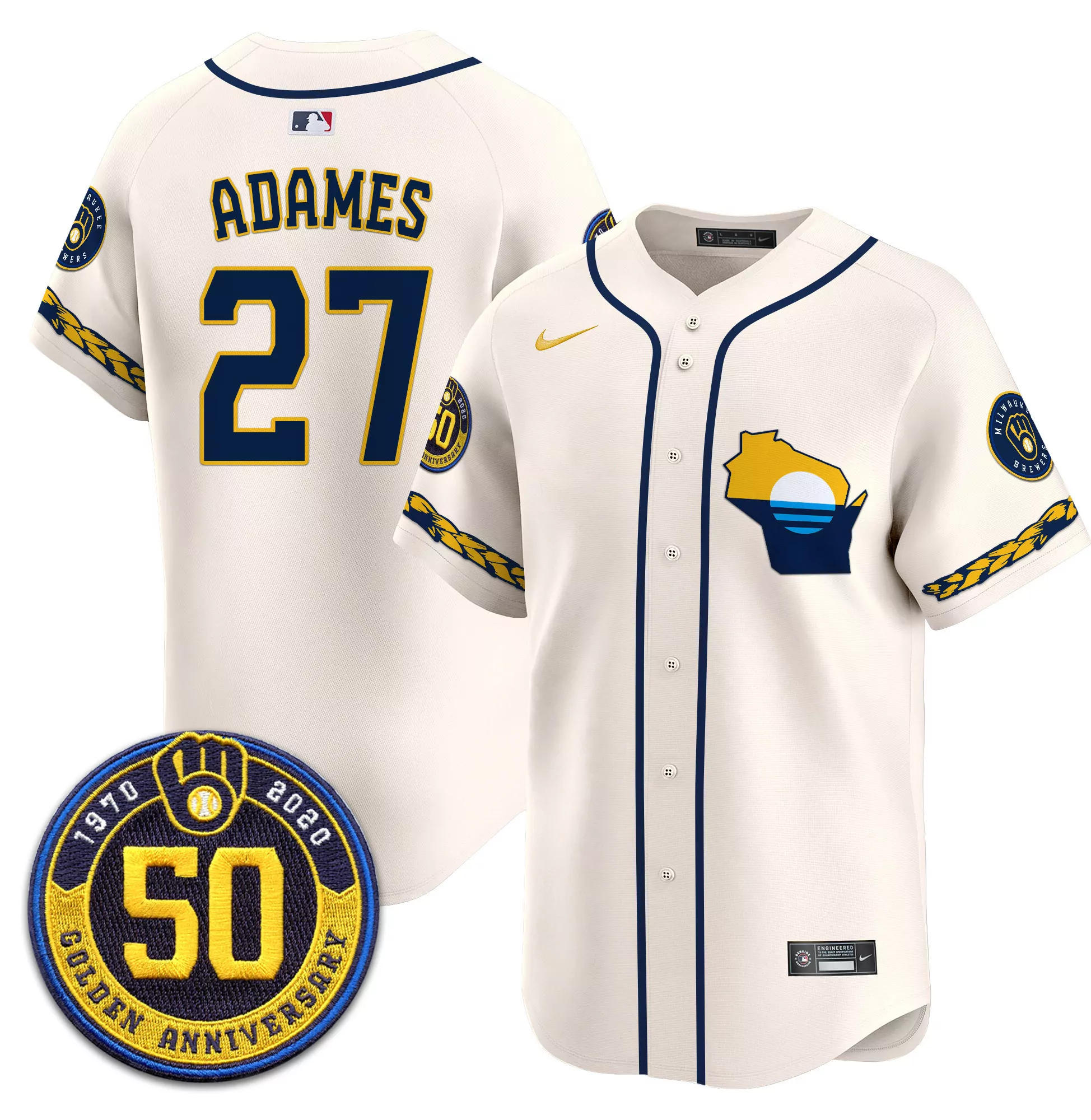 willy adames city connect womens milwaukee brewers home patch vapor premier limited jersey all stitched