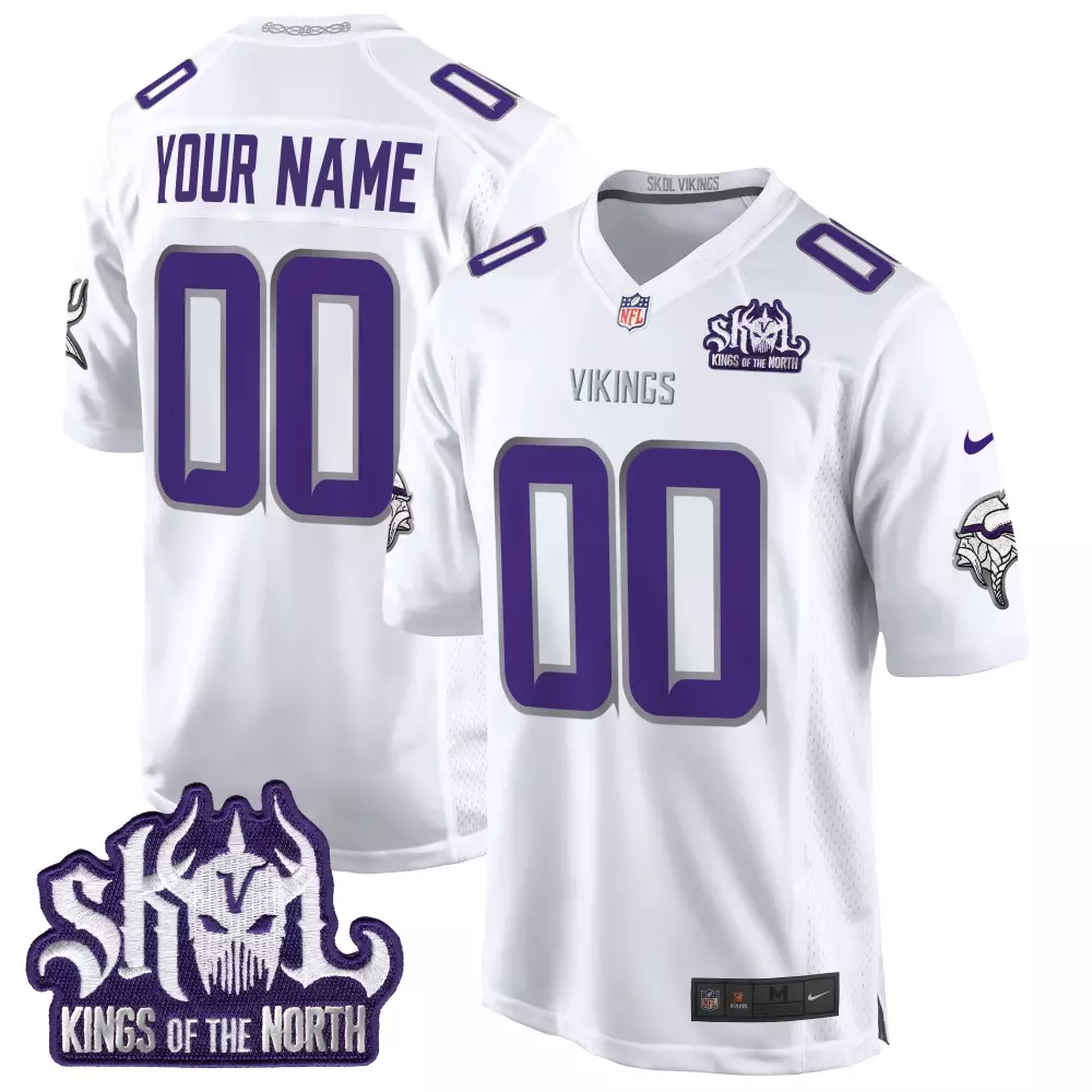 winter warrior men minnesota vikings 2024 vapor limited custom jersey v2 est 1961 patch all stitched
