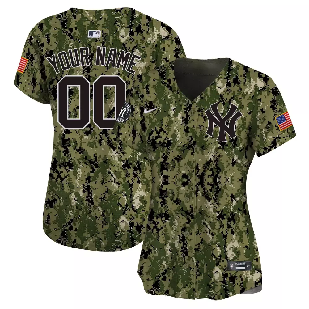 woodland men new york yankees usmc alternate vapor premier limited custom jersey all stitched