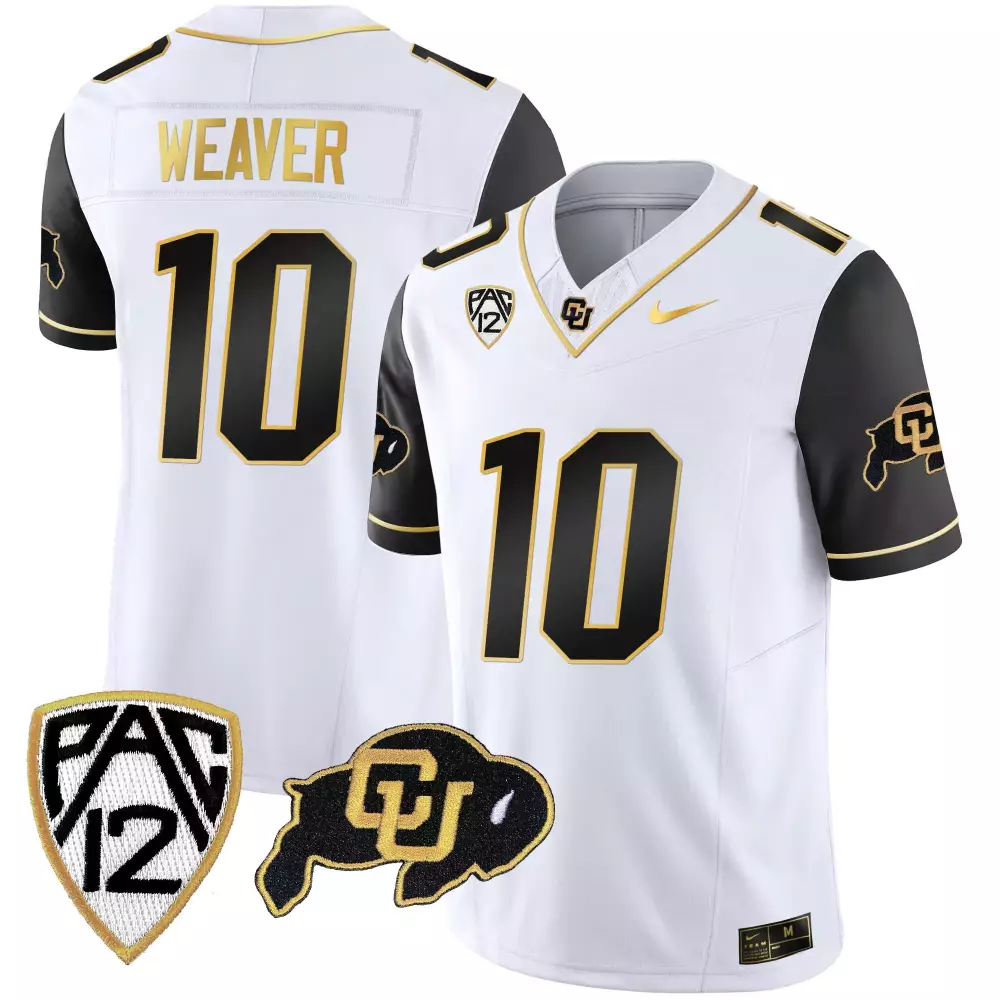 Xavier Weaver Black Sleeves Women's Vapor Limited Jersey | Colorado Buffaloes Stitched Edition | Fan Gear for Women & Youth