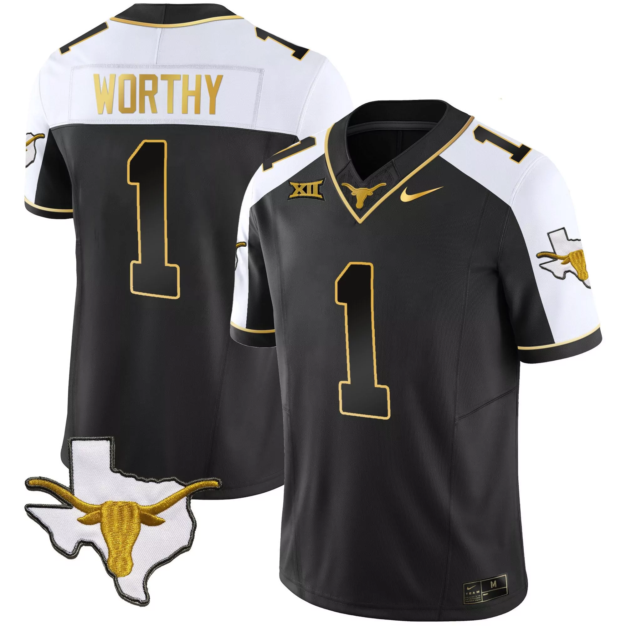 xavier worthy alternate mens texas longhorns gold vapor limited jersey all stitched