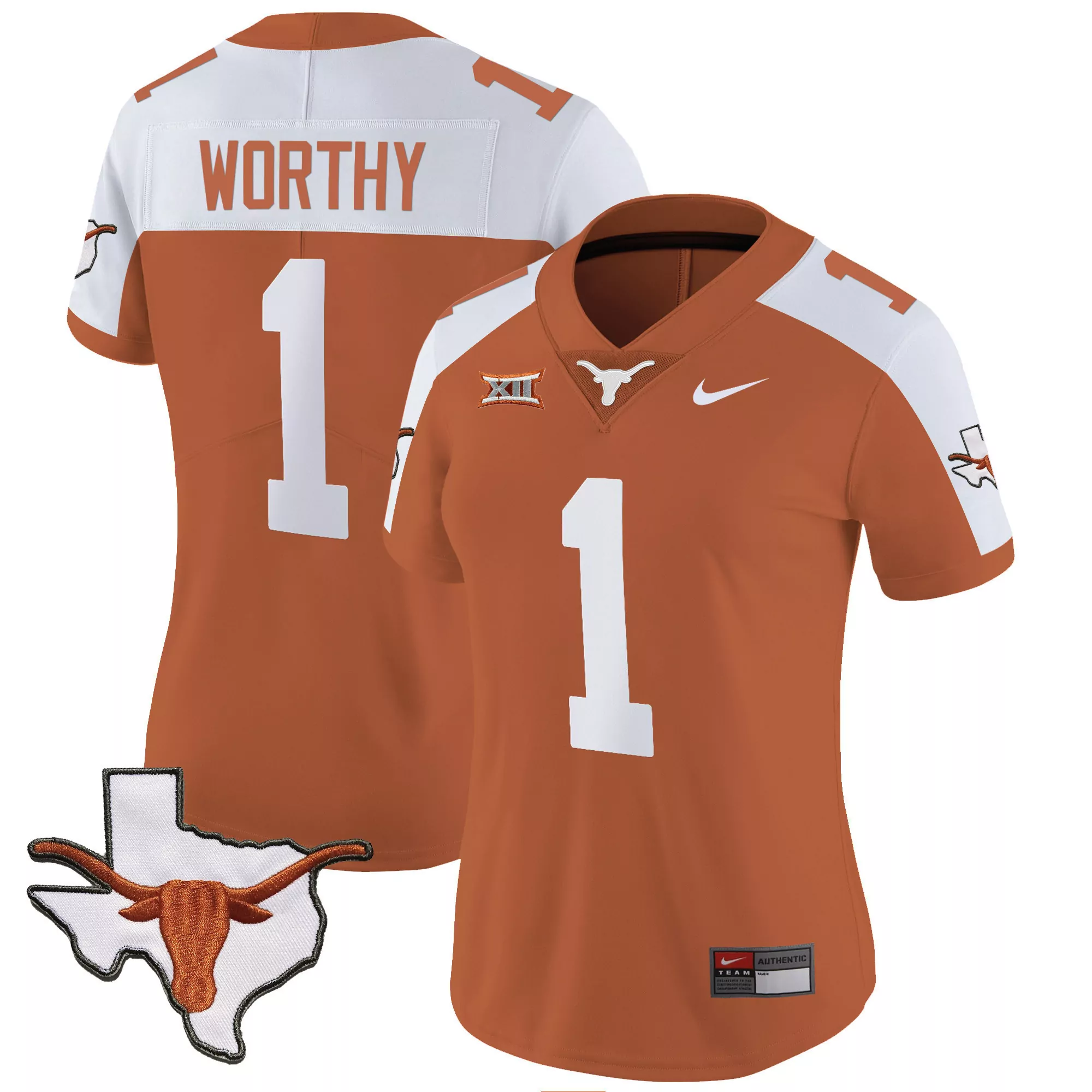 xavier worthy alternate womens texas longhorns vapor limited jersey all stitched