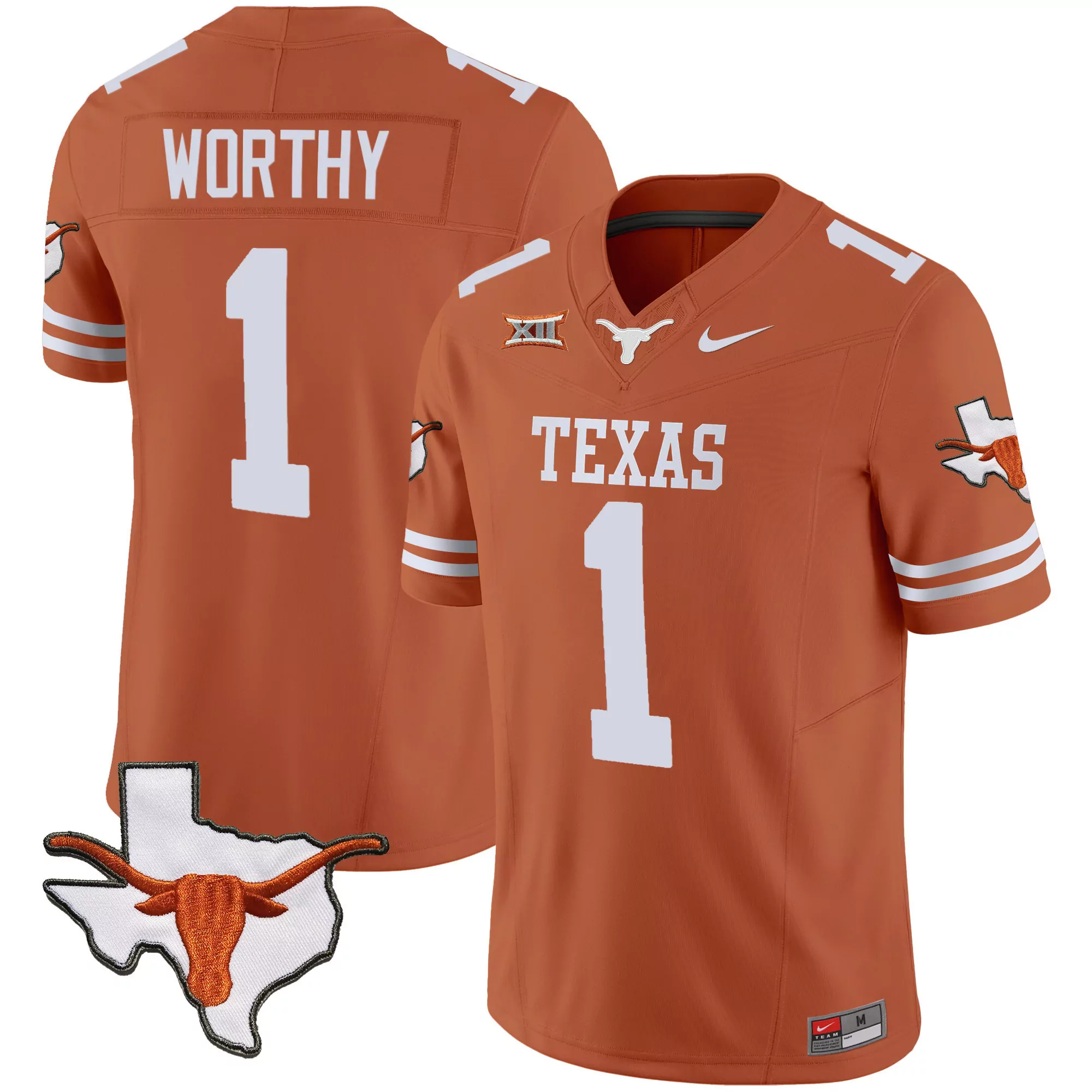 xavier worthy texas orange mens texas longhorns sugar bowl sec patch vapor jersey all stitched