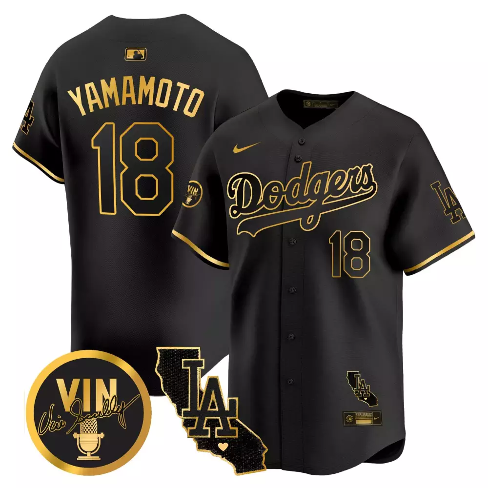 Yamamoto Dodgers Barbie Patch Light Blue Vapor Premier Limited Jersey | All Stitched Fan Gear | For Men, Women & Youth