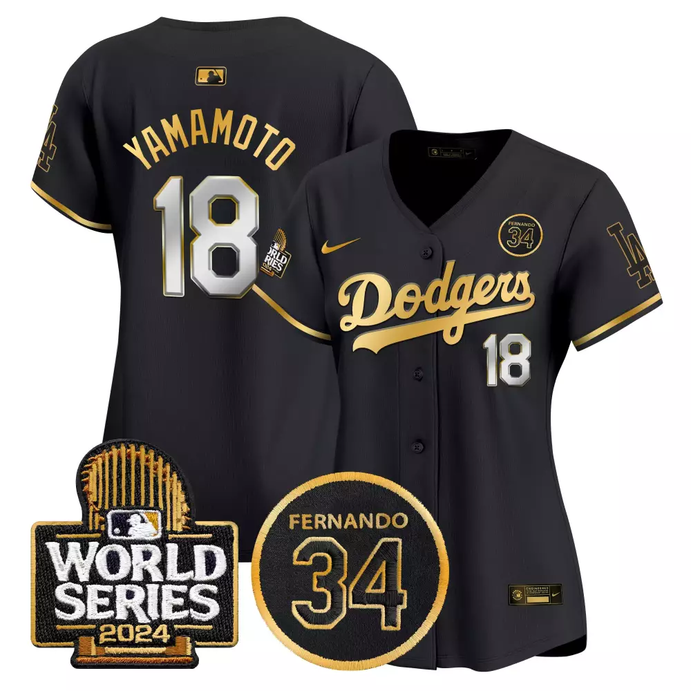 Yamamoto Dodgers Barbie Patch Light Blue Vapor Premier Limited Jersey | All Stitched Fan Gear | For Men, Women & Youth