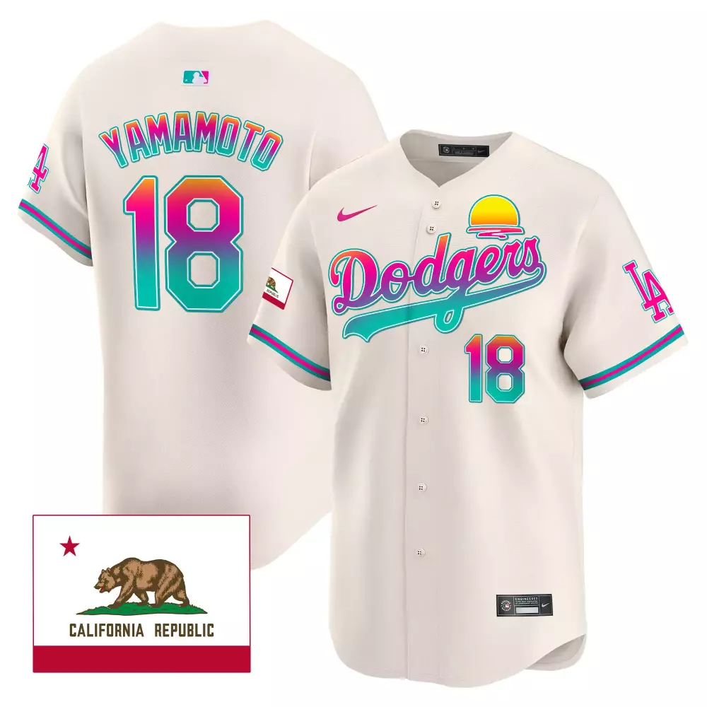 Yamamoto 2024 Dodgers City Style Limited Edition Jersey | Cream Vapor Premier | All Stitched Fan Gear for Men, Women & Youth