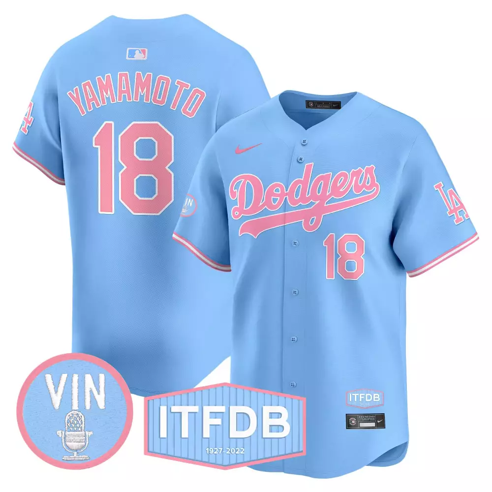Yamamoto Dodgers Black Jersey 2024 | City Style Vapor Premier Limited | For Men, Women & Youth