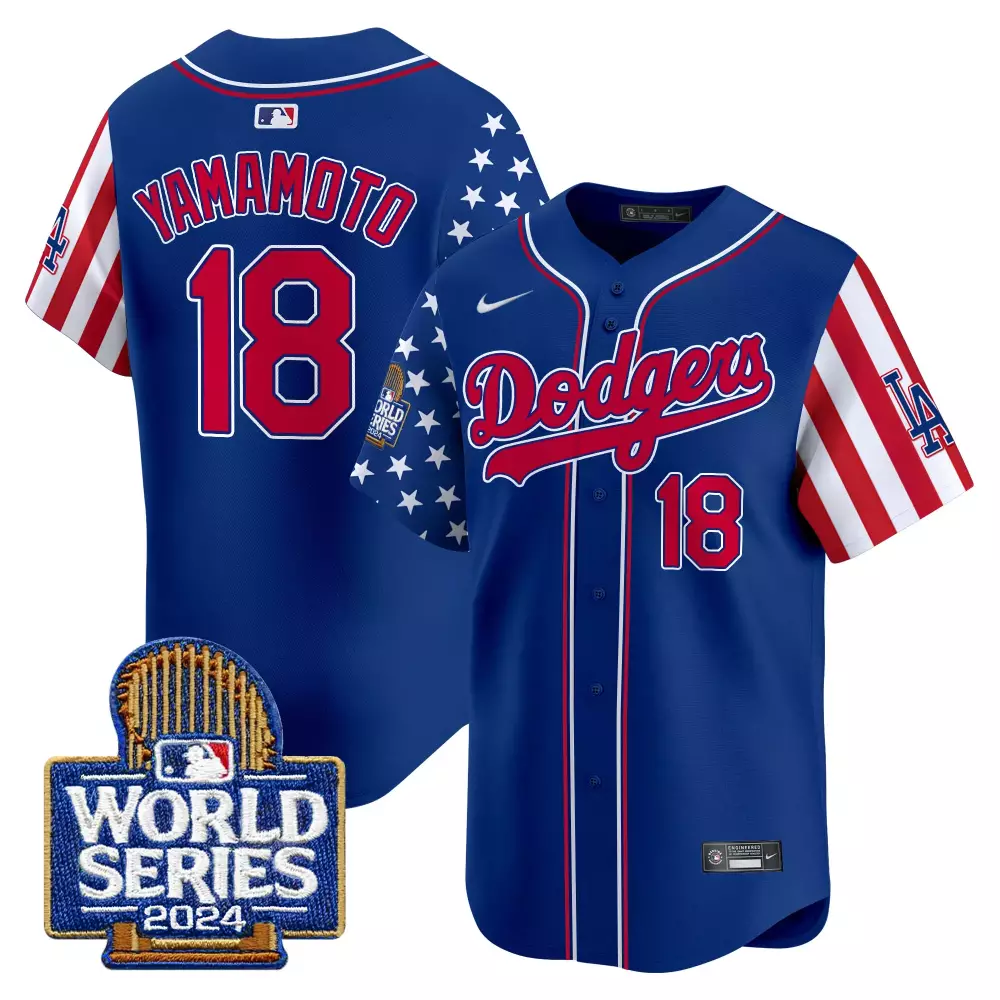 Yamamoto Red Women's Dodgers 2024 Independence Day Jersey V2 | Vapor Premier Limited Edition | Fan Gear for Men, Women & Youth
