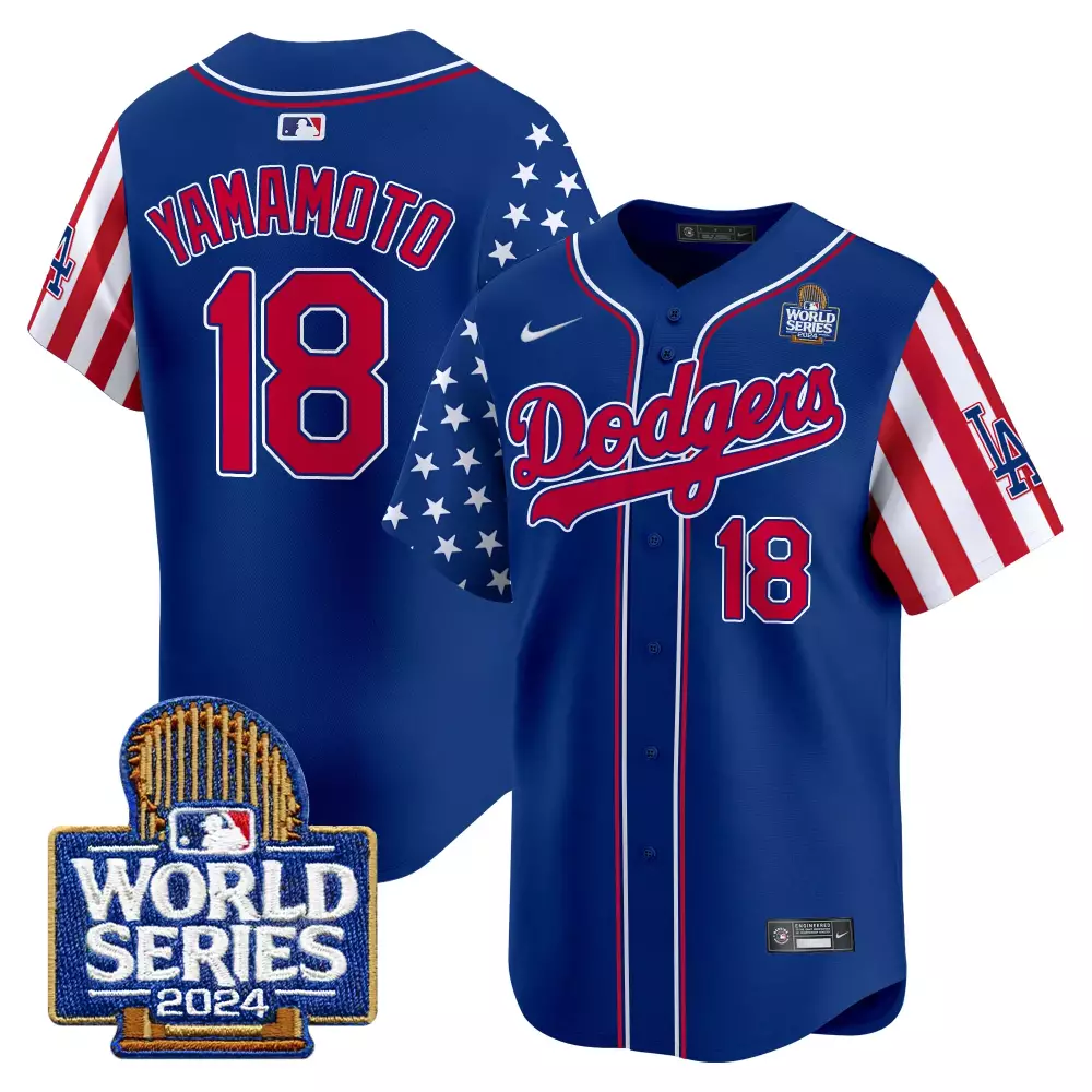 Yamamoto Red Women's Dodgers 2024 Independence Day Jersey V2 | Vapor Premier Limited Edition | Fan Gear for Men, Women & Youth