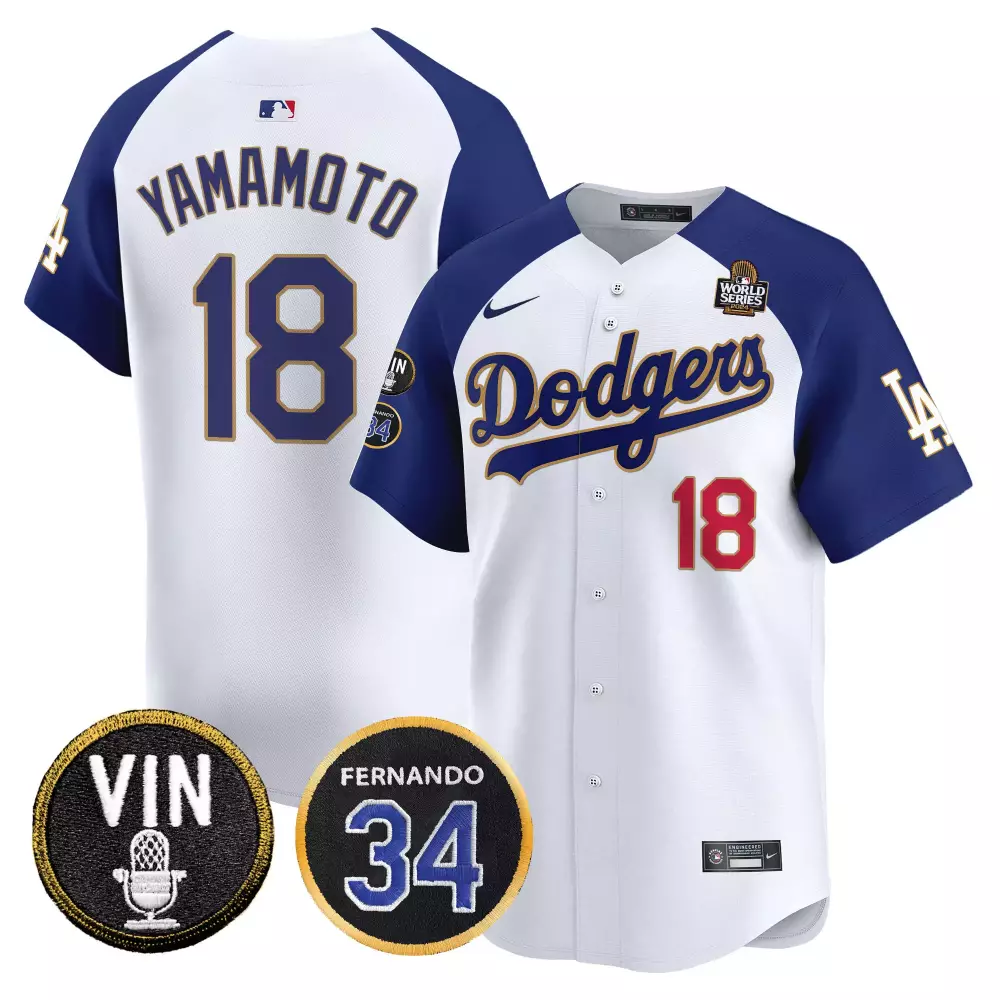 Yamamoto Dodgers 2024 Women's World Tour Seoul Series Patch Jersey | Vapor Premier Limited Edition | Fan Gear for Women, Men & Youth