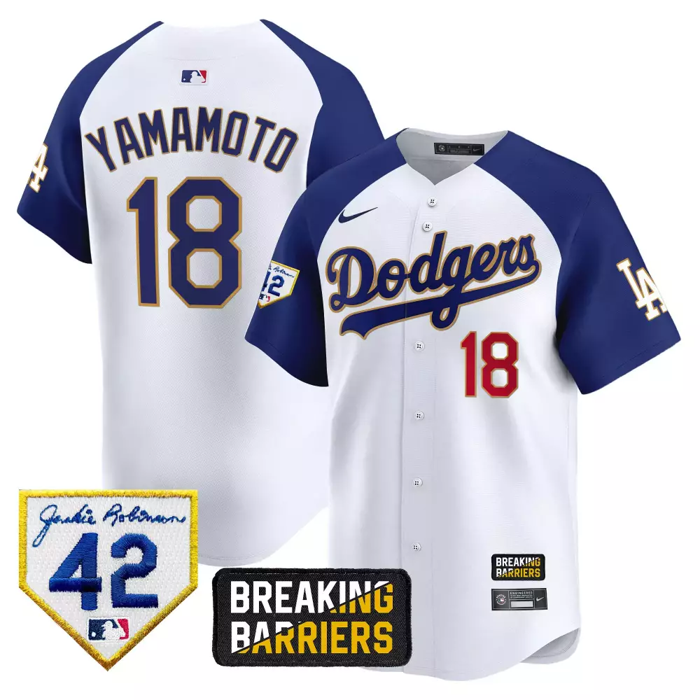 Yamamoto Dodgers 2024 Independence Day Jersey | Stitched Vapor Premier Limited Edition | Fan Gear for Women