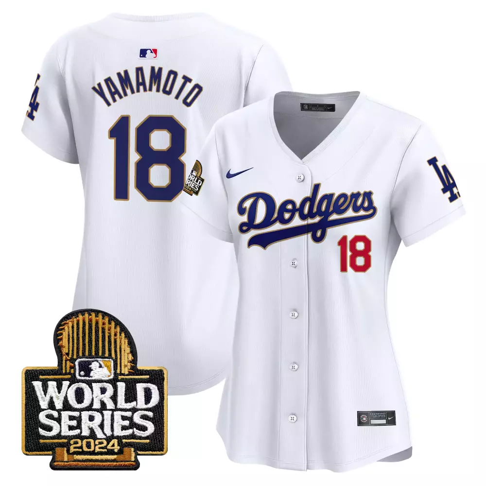 Yamamoto Dodgers 2024 Women's World Tour Seoul Series Patch Jersey | Vapor Premier Limited Edition | Fan Gear for Women, Men & Youth