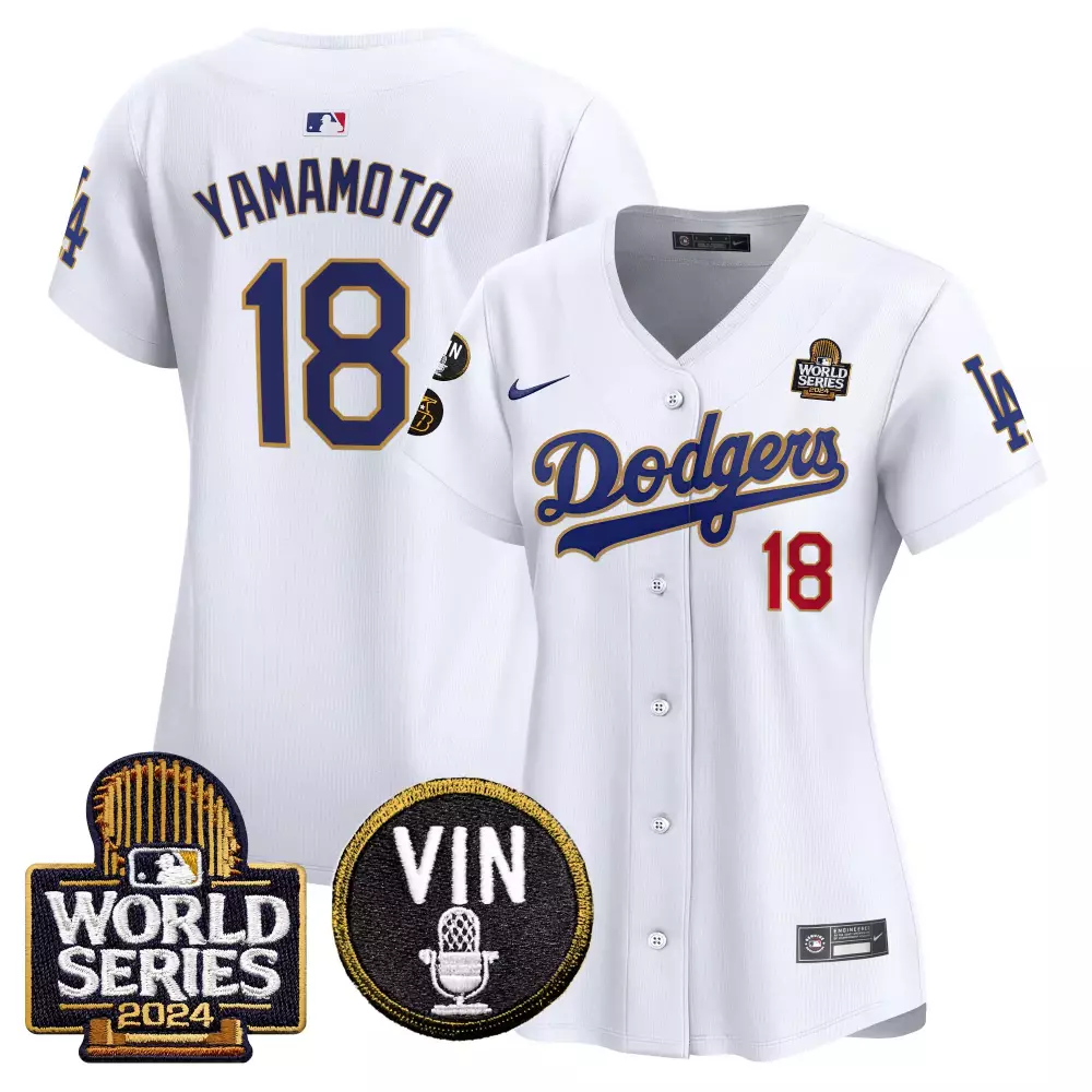 Yamamoto Dodgers 2024 Women's World Tour Seoul Series Patch Jersey | Vapor Premier Limited Edition | Fan Gear for Women, Men & Youth