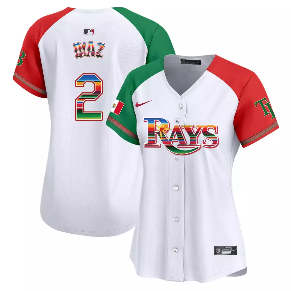 white youth tampa bay rays mexico vapor premier limited custom jersey all stitched