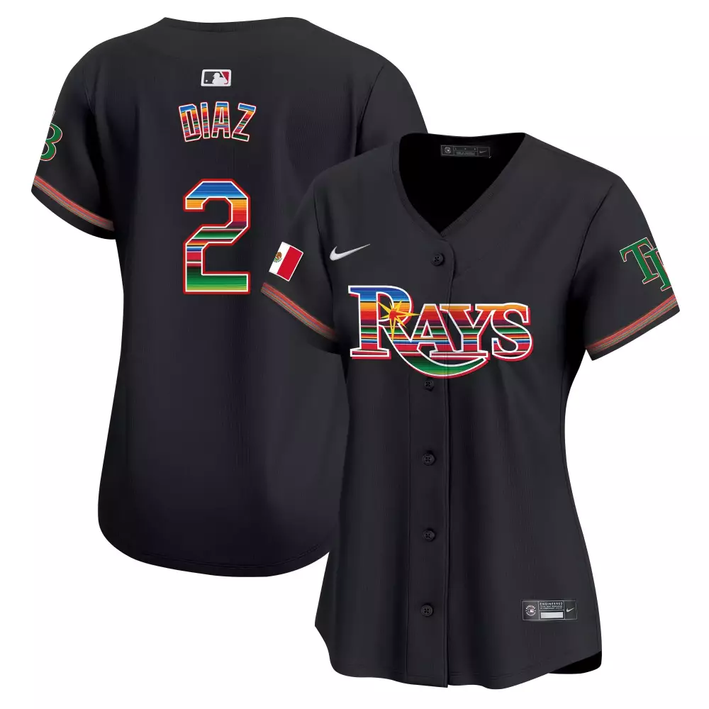 yandy diaz black womens tampa bay rays mexico vapor premier limited jersey all stitched