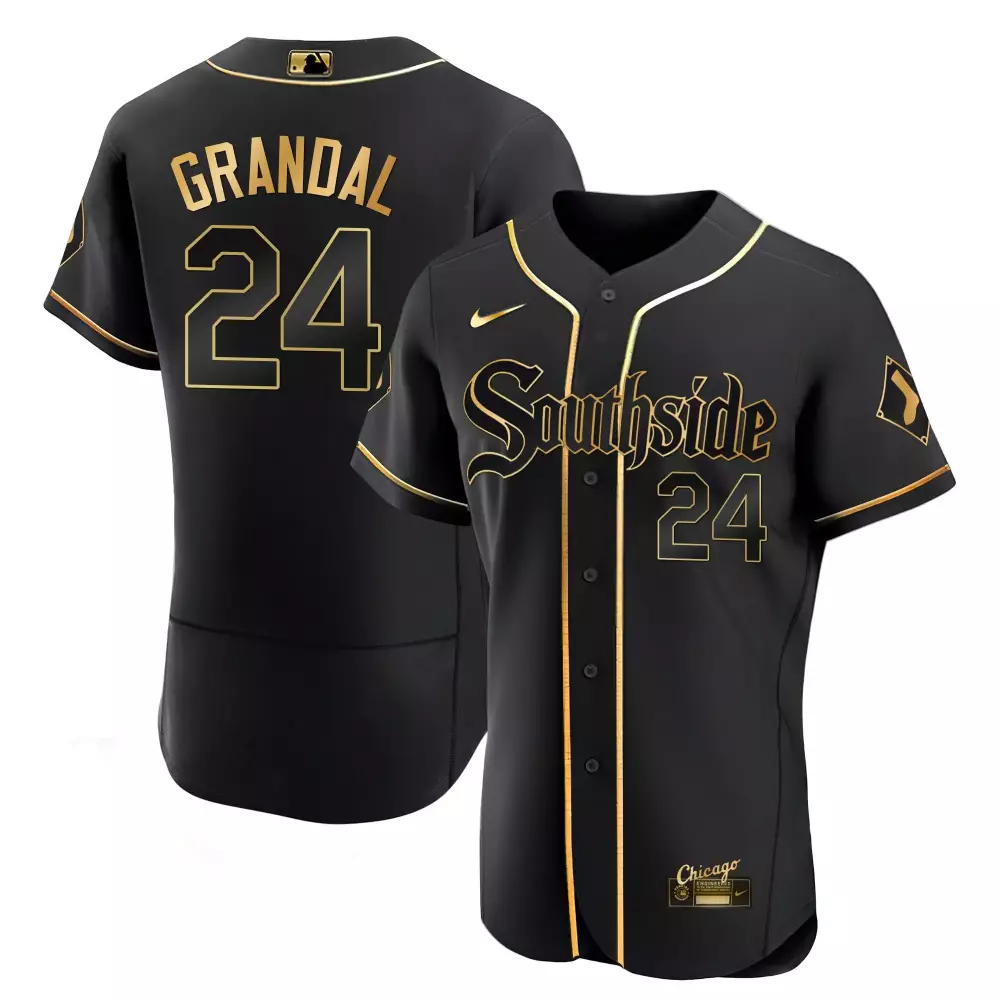 yasmani grandal flex black gold mens chicago white sox black limited gold jersey all stitched
