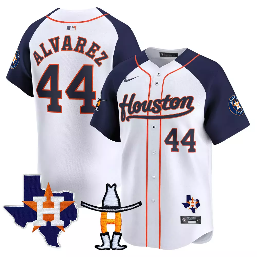 yordan alvarez alternate mens houston astros 2024 mexico city series patch vapor premier limited jersey all stitched