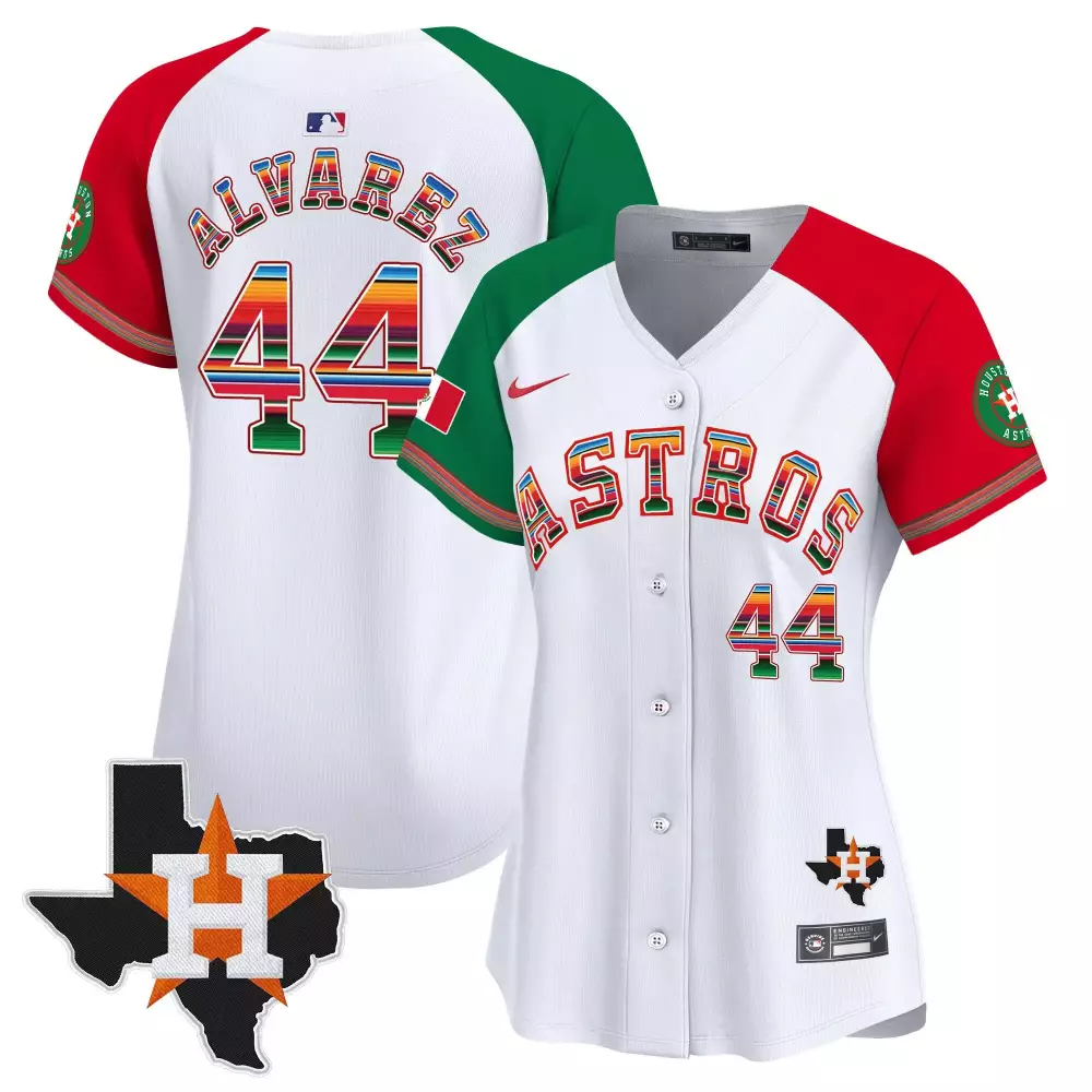 Yordan Alvarez Women's Houston Astros Texas Patch Jersey | Vapor Premier Limited Edition | Stylish Fan Gear | For Men, Women & Youth