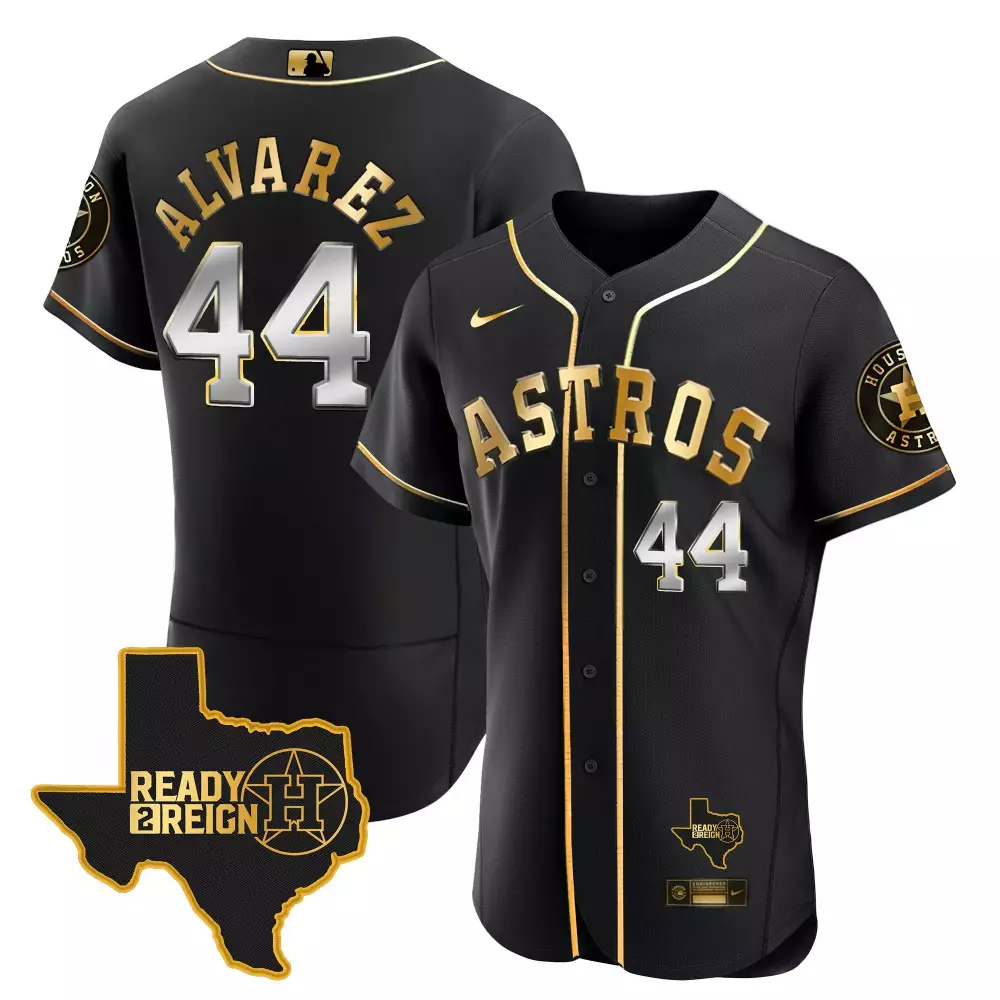 Yordan Alvarez Men's Houston Astros 2024 Ready 2 Reign Cool Base Jersey | Stitched Design | Game Day Fan Gear | For Men, Women & Youth