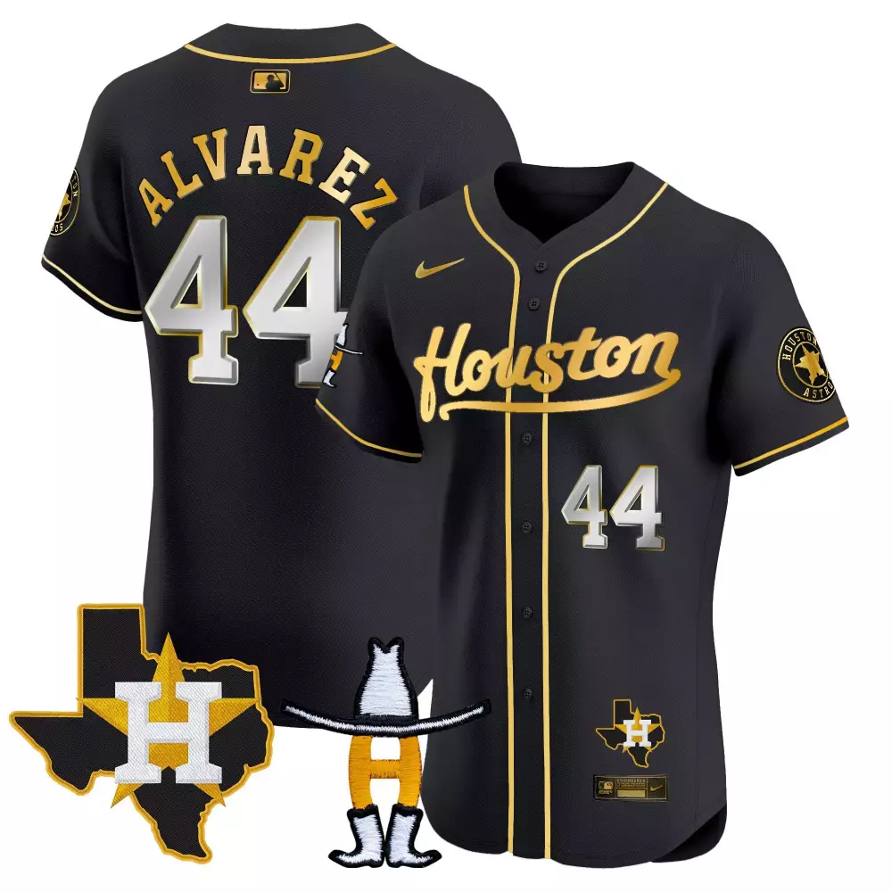 Yordan Alvarez Men's Houston Astros Houston Rodeo Patch Vapor Premier Jersey V2 | Stitched Limited Edition | Perfect Fan Gear | For Men, Women & Youth