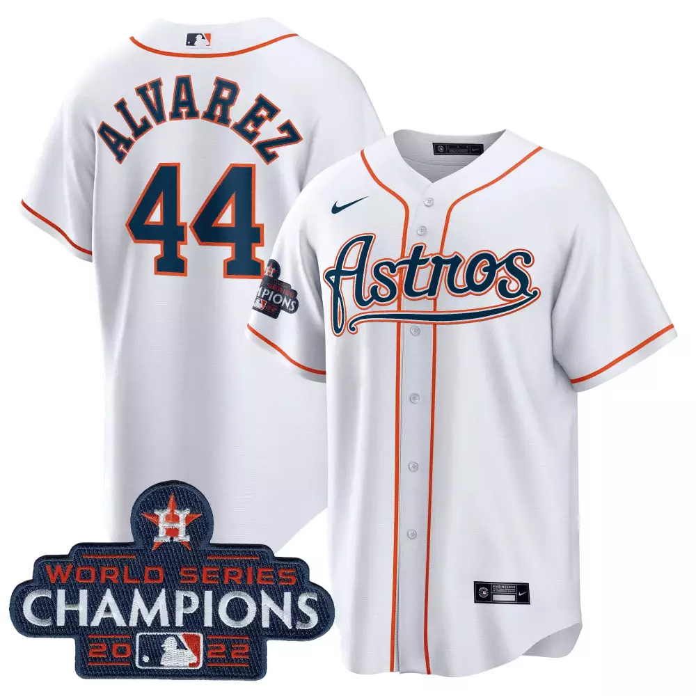 Yordan Alvarez Houston Astros Champions Throwback Patch Gold Jersey V2 | Stitched | Limited Edition Fan Gear | For Men, Women & Youth