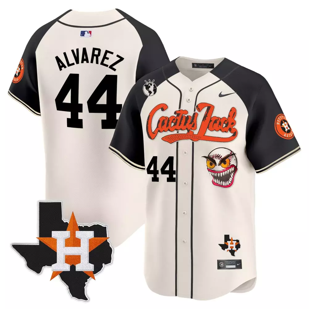 yordan alvarez cream alternate mens houston astros cactus jack patch vapor premier limited jersey v6 stitched