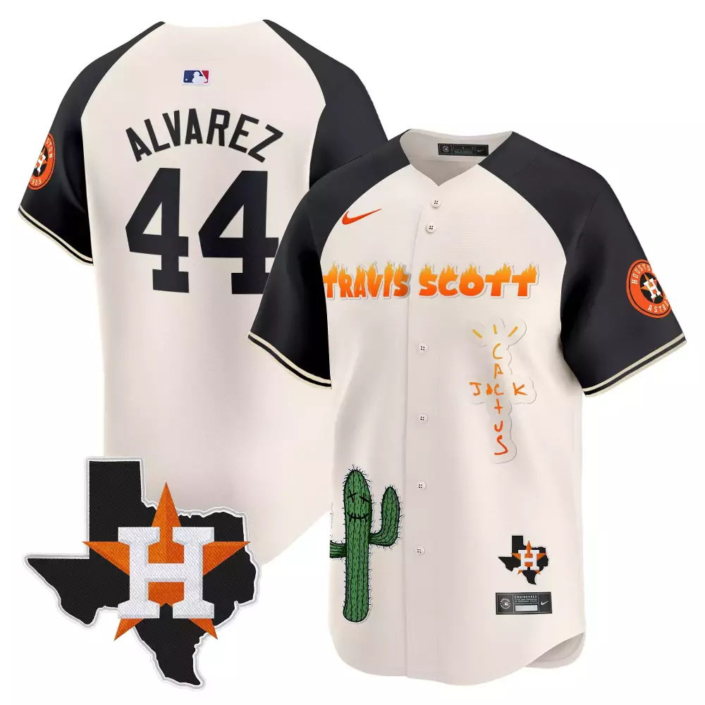 yordan alvarez cream alternate mens houston astros cactus jack patch vapor premier limited jersey v6 stitched