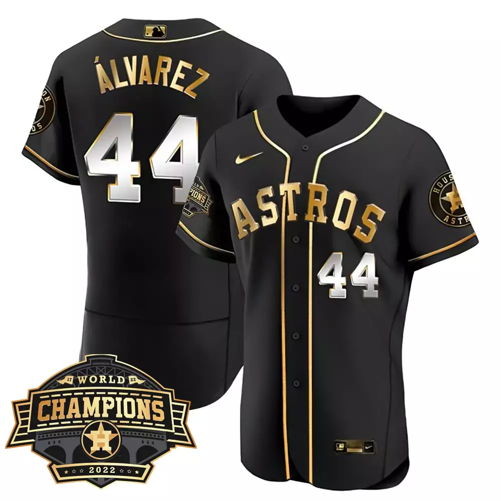 yordan alvarez flex black mens houston astros world series throwback patch gold jersey all stitched