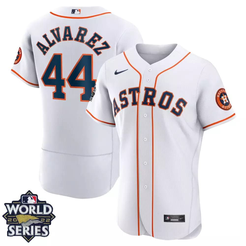 Yordan Alvarez Houston Astros 2022 World Series Player Jersey | Stitched Women's Fan Gear | For Men, Women & Youth
