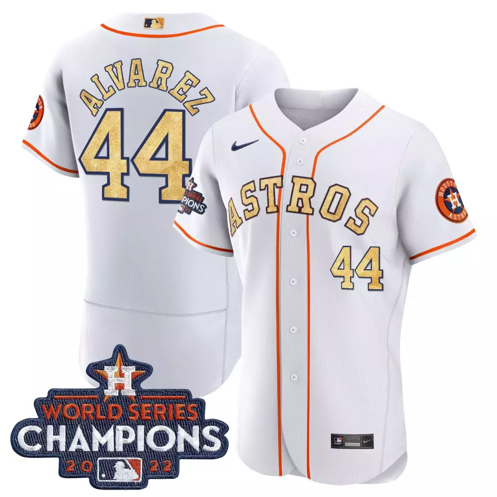 Yordan Alvarez Houston Astros 2022 World Series Champions Color Rush Jersey | Flex White Style | Stitched Fan Gear | For Men, Women & Youth