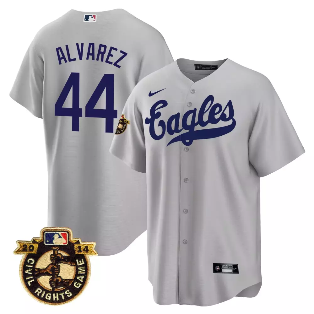 Yordan Alvarez Houston Astros Throwback 1950 Houston Eagles Jersey | Flex Gray Men's Style | Stitched Fan Gear | For Men, Women & Youth