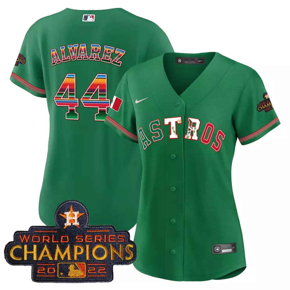Yordan Alvarez Houston Astros 2023 Baseball Limited Jersey V3 | Stitched Green | Fan Gear for Women | For Men, Women & Youth