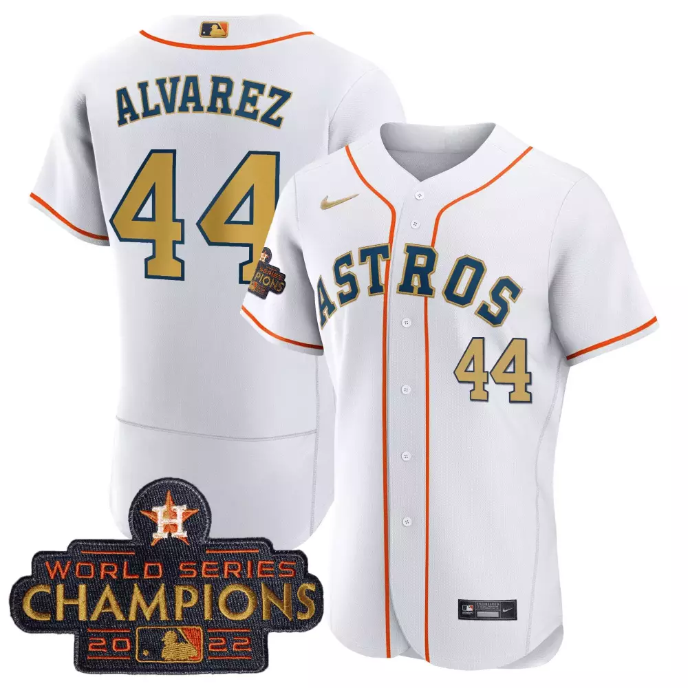 Yordan Alvarez Houston Astros 2023 Gold Cool Base Collection Jersey | Stitched Gold | Fan Gear for Men, Women & Youth