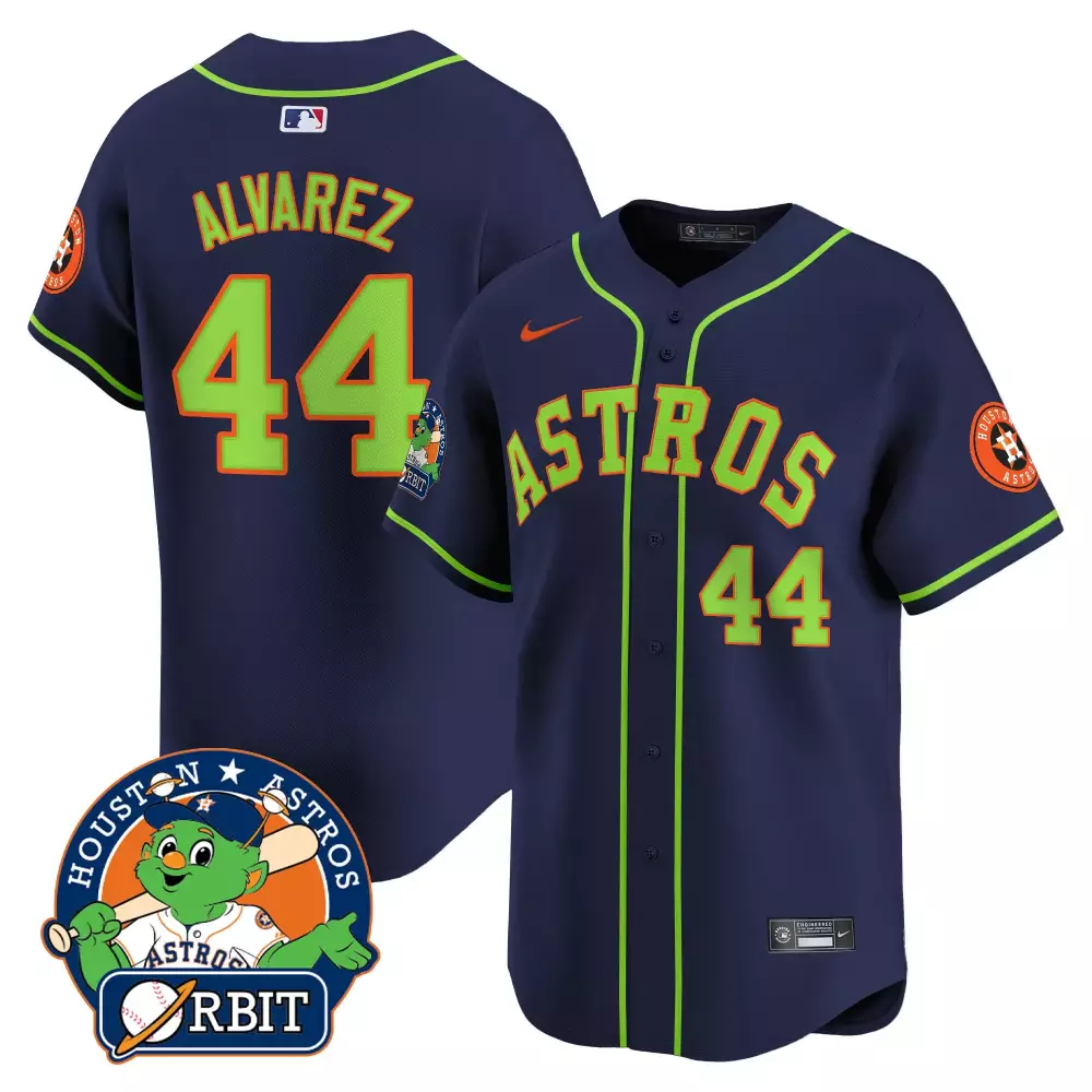 yordan alvarez navy mens houston astros love street texans patch vapor premier limited jersey all stitched