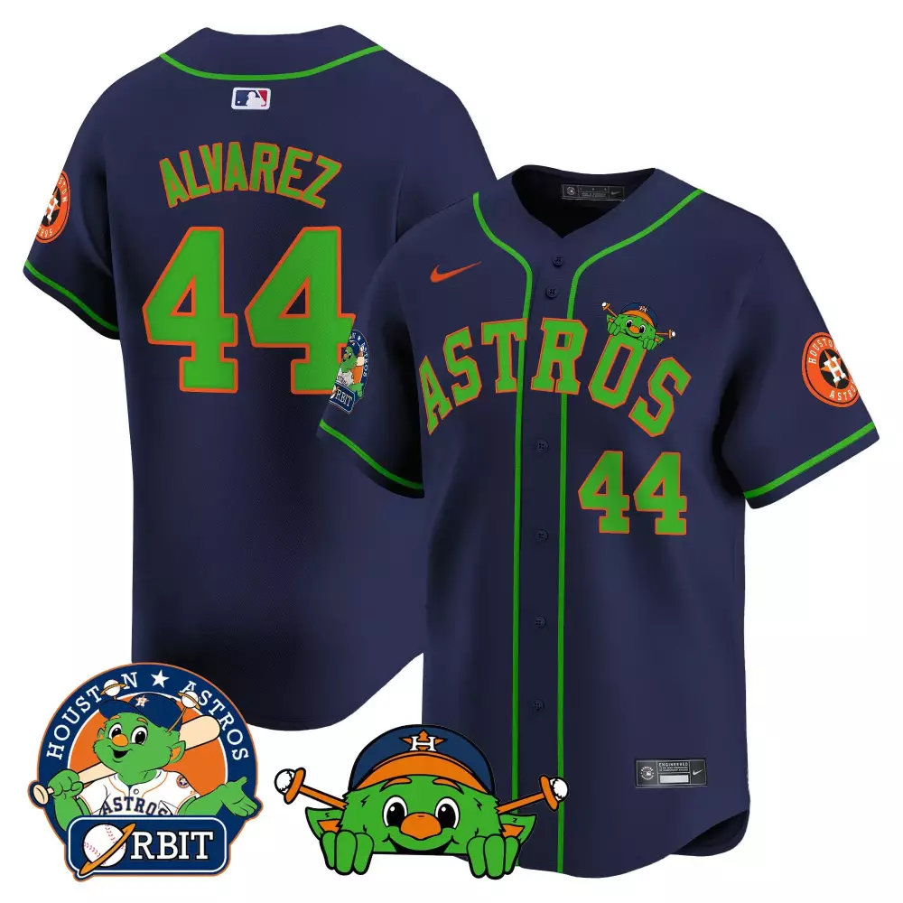 yordan alvarez navy mens houston astros love street texans patch vapor premier limited jersey all stitched