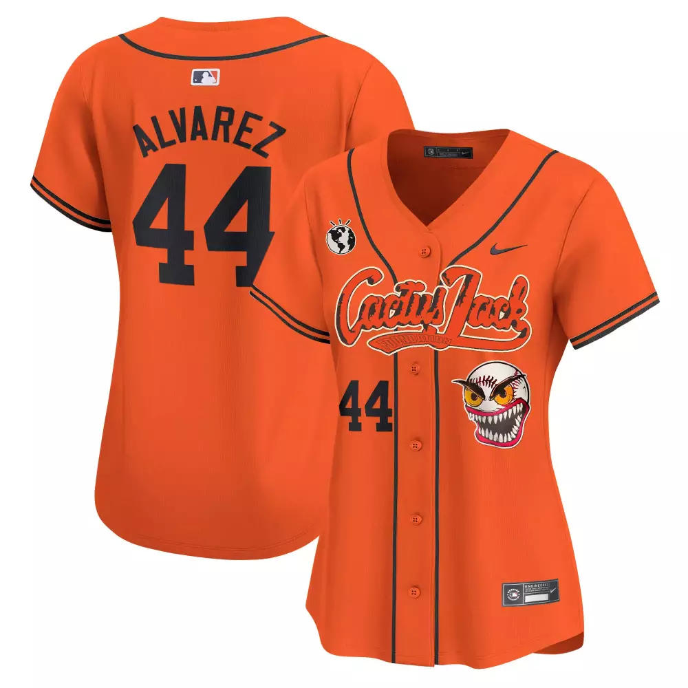 Yordan Alvarez Houston Astros Cactus Jack Vapor Premier Limited Jersey | Stitched Fan Gear | For Women