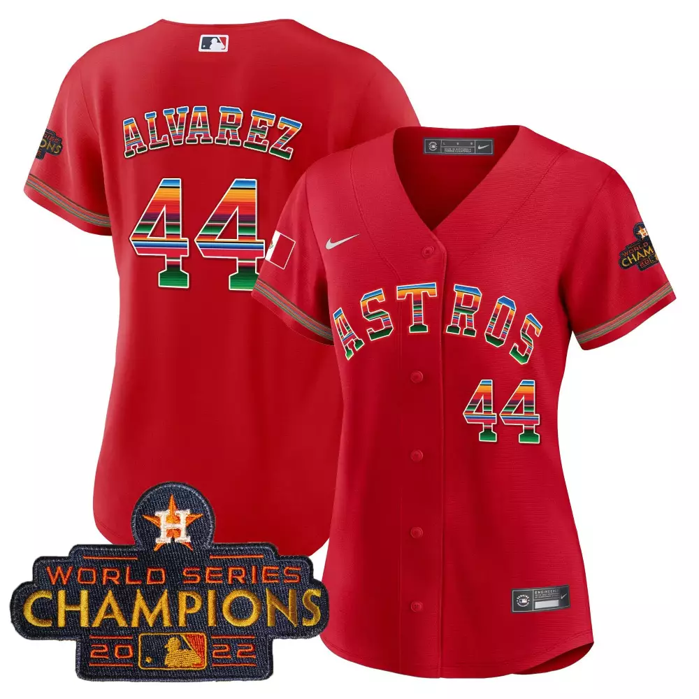 yordan alvarez red womens houston astros mexico baseball limited jersey all stitched