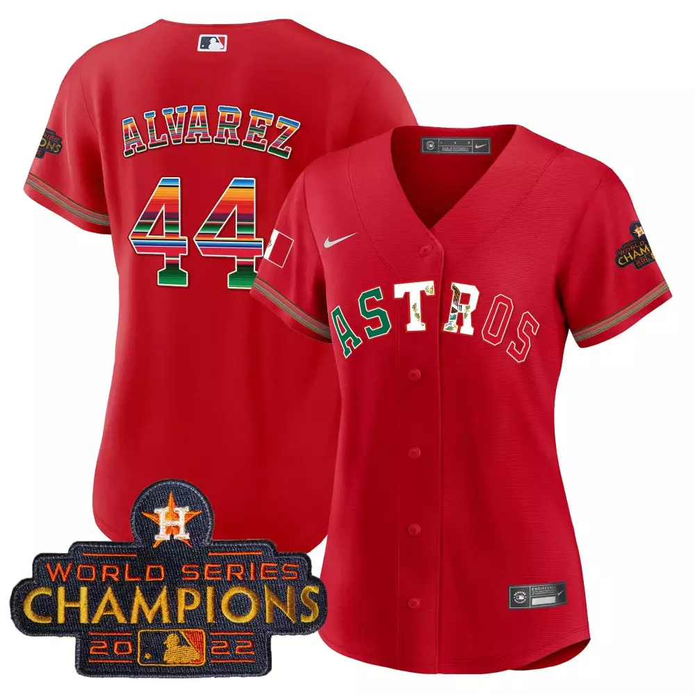 yordan alvarez red womens houston astros mexico baseball limited jersey all stitched