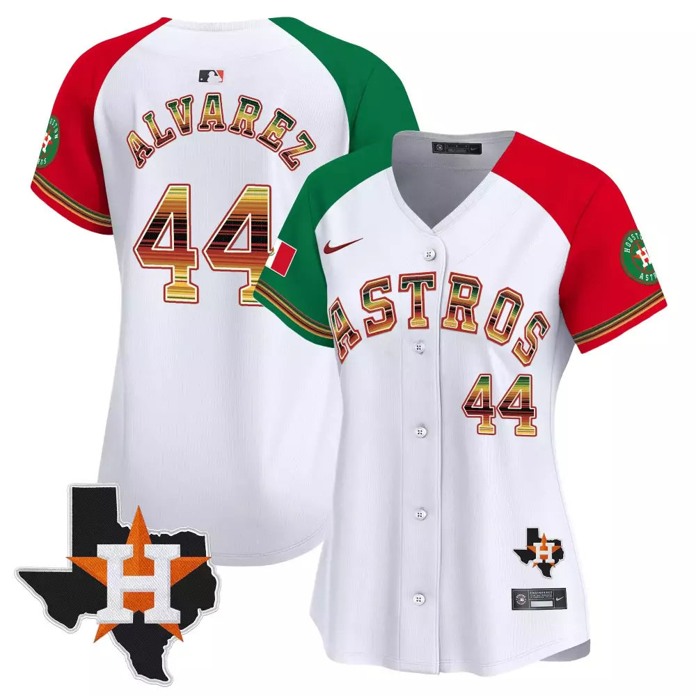 Yordan Alvarez Mexico Cool Base Limited Jersey | White Stitched | Limited Edition Fan Gear | For Men, Women & Youth
