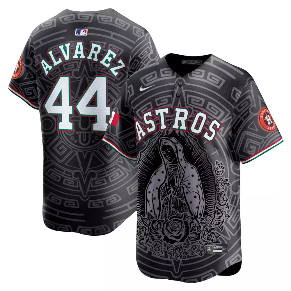 Yordan Alvarez Houston Astros Black Mexico Guadalupe Vapor Premier Limited Jersey | Printed Fan Gear for Men, Women & Youth