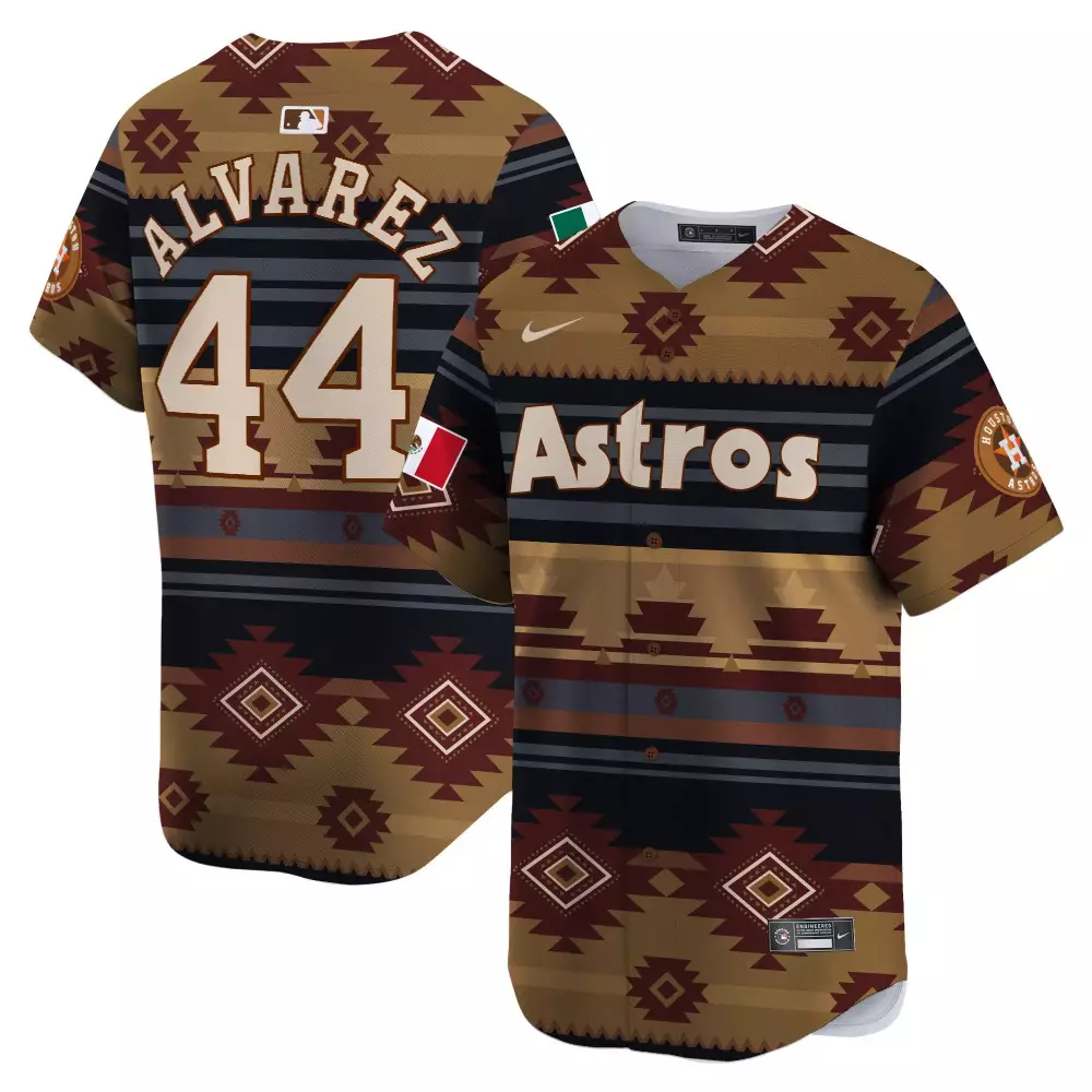 yordan lvarez black youths houston astros mexico texas patch vapor premier limited jersey all stitched