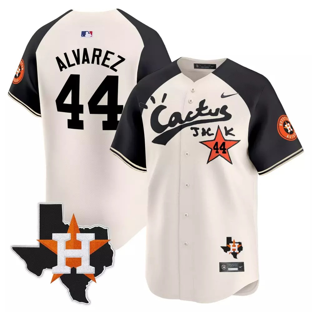 Yordan Alvarez Cool Black Youth Houston Astros Space City 2022 World Series Champions Jersey | Limited Edition | For Men, Women & Youth