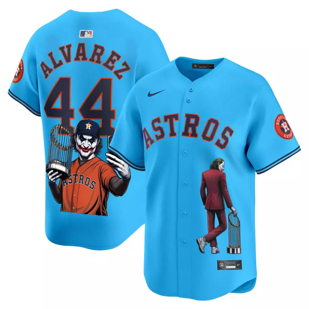 yordan lvarez light blue mens houston astros cactus jack patch vapor premier limited jersey v12 stitched