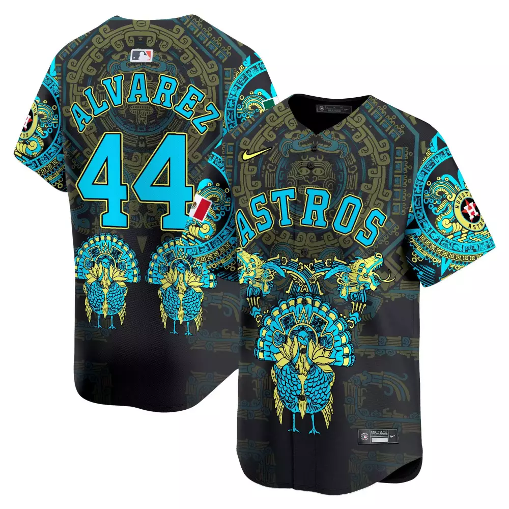 Yordan Alvarez Houston Astros 2023 Jackie Robinson Limited Edition Jersey | White Gold Vapor Premier | Fan Gear for Men, Women & Youth