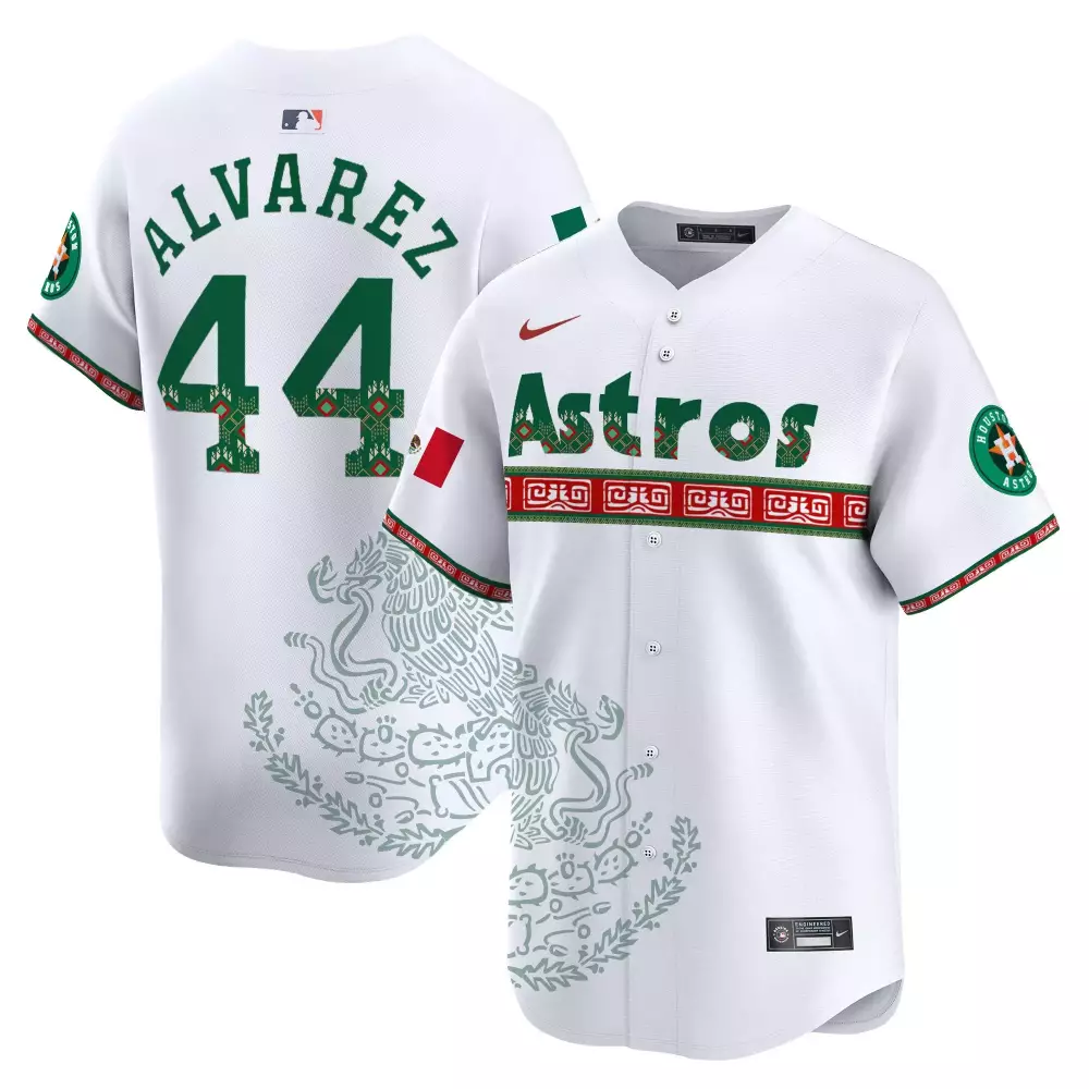 Yordan Alvarez Houston Astros 2025 Limited Edition Jersey | White Printed | Fan Gear for Men, Women & Youth