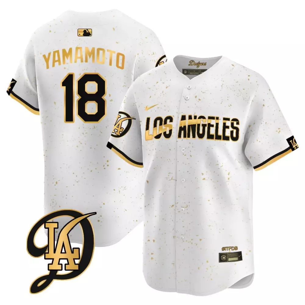 yoshinobu yamamoto cream mens los angeles dodgers 2024 city connect limited jersey all stitched