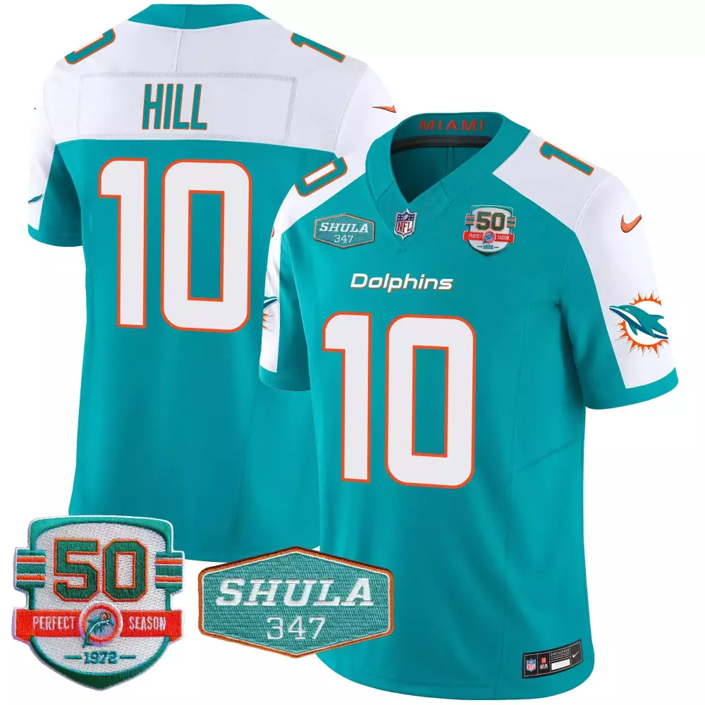 white youth miami dolphins vapor limited custom jersey all stitched
