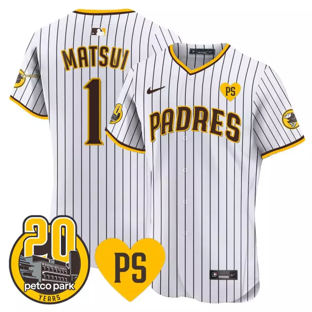 yuki matsui white mens san diego padres for peter petco park 20th patch vapor premier elite jersey all stitched