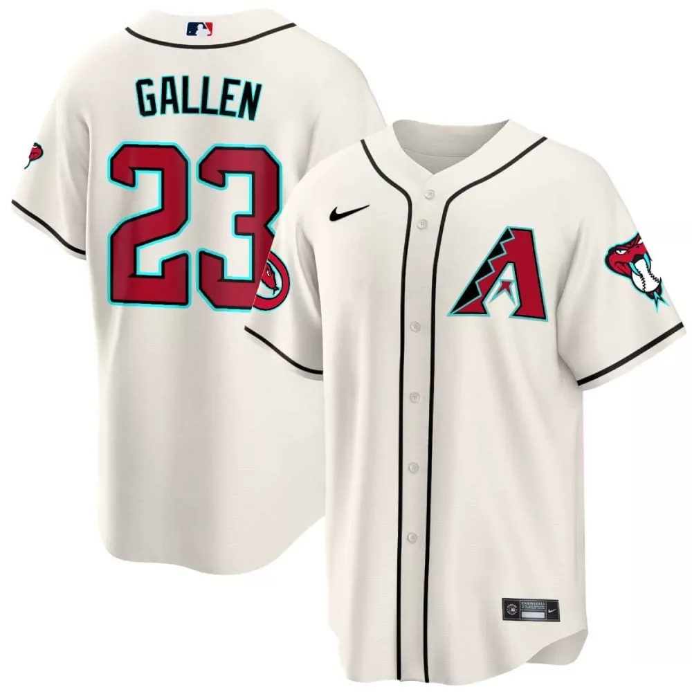 zac gallen teal mens arizona diamondbacks 2024 cool base jersey v2 all stitched