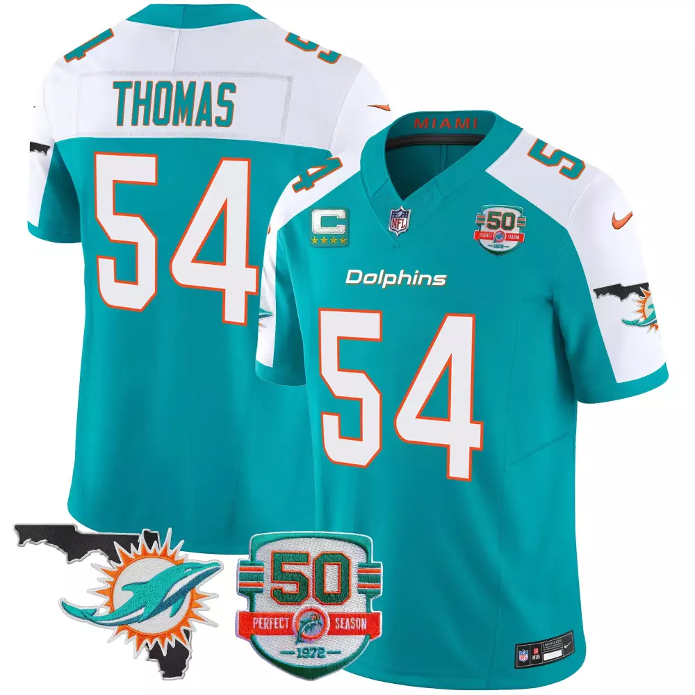 zach thomas alternate mens miami dolphins throwback vapor jersey all stitched